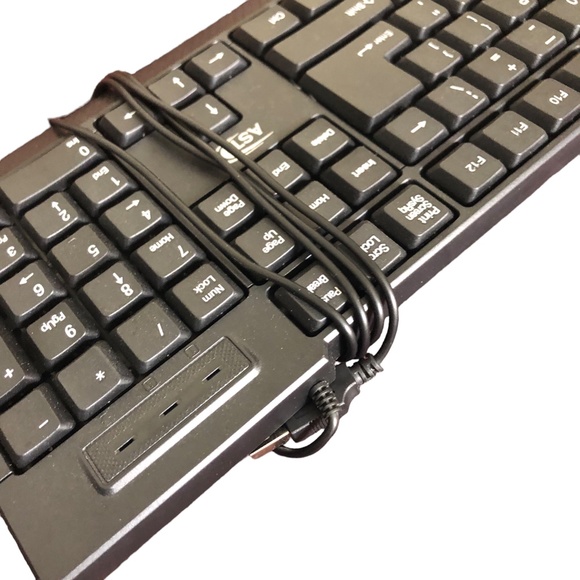 Computer Keyboard AST USB Keyboard KIN 16 with AST Mouse-Black - Picture 3 of 14